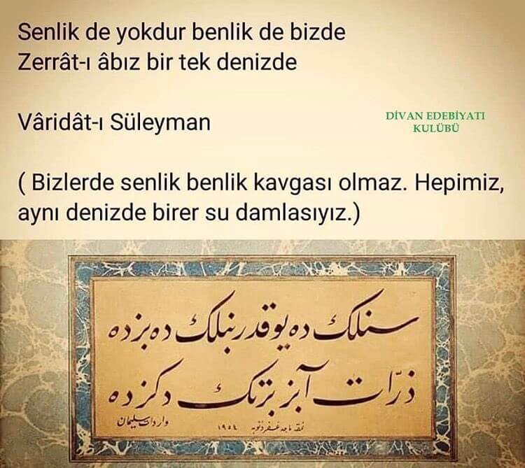 divan edebiyatı ve genel özellikleri