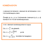 kombinasyon nedir